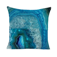 HKM-220947 Marbled Geometric Peach Skin Pillowcase in Various Colors and Sizes