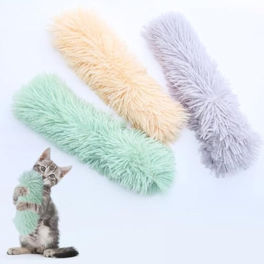 HKM-220947 Soft Plush Cat Pillows with Natural Catnip and Crinkle Sound for Interactive Play and Stress Relief