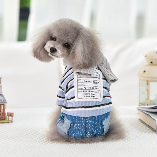 HKM-221075 Cozy Four-Legged Clothing for Pets - Soft Fabric and Various Sizes Available