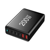 HKM-221139 200W Gallium Nitride Fast Charge Type-C USB Charger - Universal Compatibility