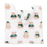 HKM-2211645 Cappuccino Bear Cat Cloak Robe for Autumn and Winter - Casual Pet Clothing in Sizes S, M, L