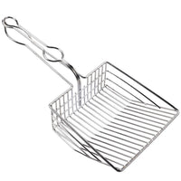 HKM-221267 Durable Cat Litter Scoop with Iron Electroplating Finish - Small and Large Sizes Available
