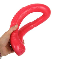 HKM-2212797 Durable EVA Bite Resistant Tension Ring Dog Toy in Orange, Red, Green - Available in 17.5CM and 27.5CM