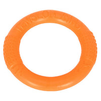 HKM-2212797 Durable EVA Bite Resistant Tension Ring Dog Toy in Orange, Red, Green - Available in 17.5CM and 27.5CM