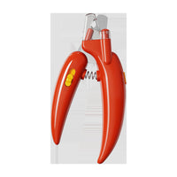 HKM-2215741 LED Pet Nail Clippers for Cats and Dogs - Durable Metal with Safety Light - Green, Red, Yellow