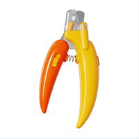 HKM-2215741 LED Pet Nail Clippers for Cats and Dogs - Durable Metal with Safety Light - Green, Red, Yellow