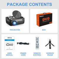 HKM-221779 Android 9.0 4K Home Theater Multimedia Projector with 2.4G and 5G WiFi