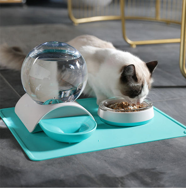 HKM-2217917 Automatic Pet Water Dispenser with 160ml Capacity and ABS Base