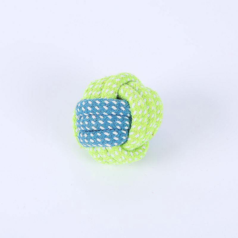 HKM-2218557 Cotton Rope Pet Toy Set for Dogs and Cats - Bite-Resistant Molar Cleaning Toys
