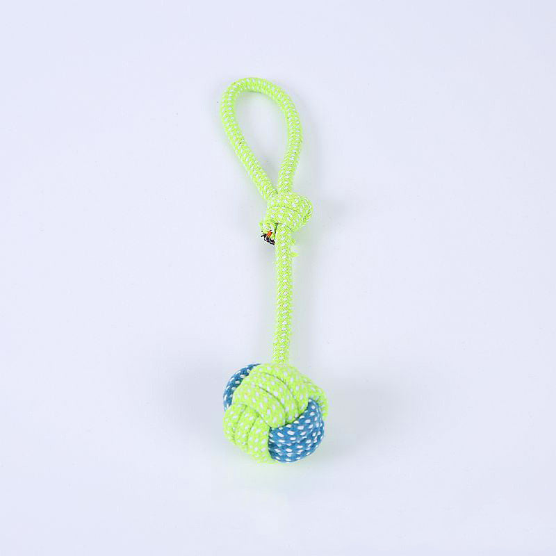 HKM-2218557 Cotton Rope Pet Toy Set for Dogs and Cats - Bite-Resistant Molar Cleaning Toys