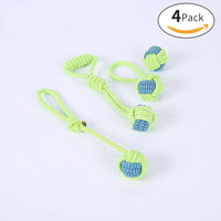 HKM-2218557 Cotton Rope Pet Toy Set for Dogs and Cats - Bite-Resistant Molar Cleaning Toys