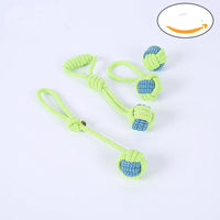 HKM-2218557 Cotton Rope Pet Toy Set for Dogs and Cats - Bite-Resistant Molar Cleaning Toys