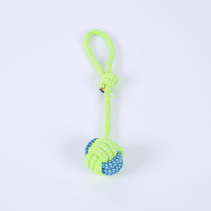 HKM-2218557 Cotton Rope Pet Toy Set for Dogs and Cats - Bite-Resistant Molar Cleaning Toys
