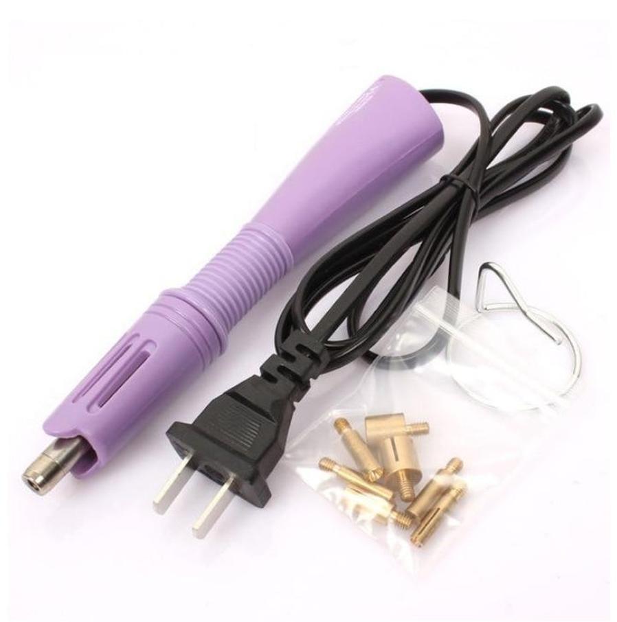 HKM-221907 Hot Drilling Tools DIY Kit - Pink/Purple, 175g with Box Packaging