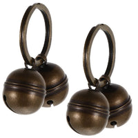 HKM-2219709 Fashionable Copper Collar Bell for Cats and Dogs - Set of 2