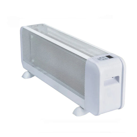 HKM-222035 2000W Portable Mica Baseboard Heater with 18h Timer and Remote Control, Overheat & Tip-Over Protection, Adjustable Thermostat