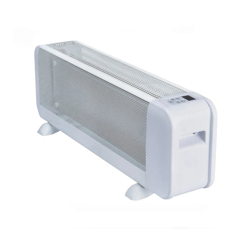 HKM-222035 2000W Portable Mica Baseboard Heater with 18h Timer and Remote Control, Overheat & Tip-Over Protection, Adjustable Thermostat