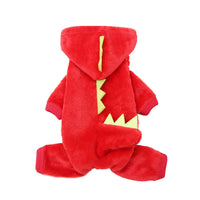 HKM-2221885 Dinosaur Halloween Costume for Medium and Small Dogs - Fun Teddy Bear Design
