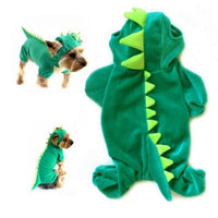 HKM-2221885 Dinosaur Halloween Costume for Medium and Small Dogs - Fun Teddy Bear Design