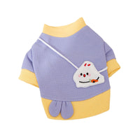 HKM-2222269 Cozy Cartoon Bear Pet Hoodie for Small Dogs - Lightweight & Stylish Pullover Design