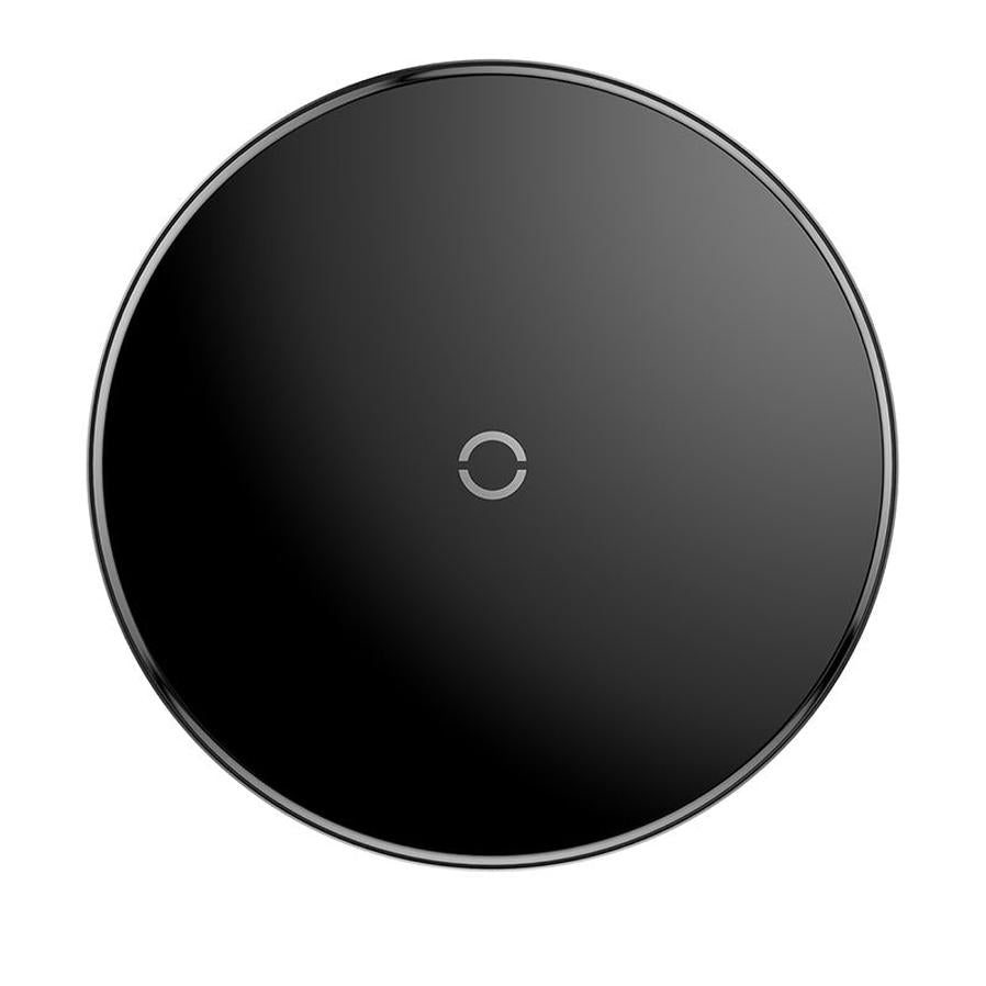 HKM-222291 Ultra-thin Portable Wireless Charger - Transparent Glass Fast Charging for Mobile Phones