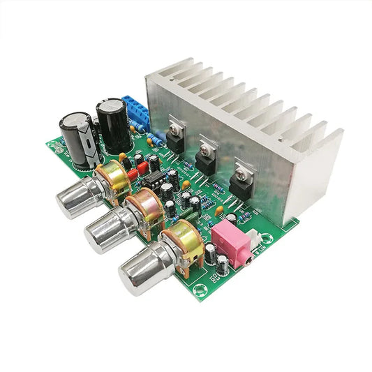 HKM-222419 3-Channel 2.1 Power Amplifier Board TDA2050/TDA2030A, 18W*2 + 32W Low-Noise Subwoofer Module