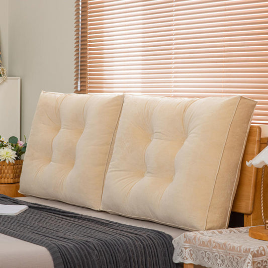 HKM-222419 Three-Dimensional Polyester Baby Fleece Backrest Headboard - Multiple Colors & Sizes Available
