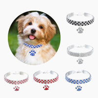 HKM-2225469 Stylish Mixed Color Diamond Pattern Pet Collar for Dogs and Cats, Elastic Design, Four Seasons Use
