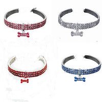 HKM-2225469 Stylish Mixed Color Diamond Pattern Pet Collar for Dogs and Cats, Elastic Design, Four Seasons Use