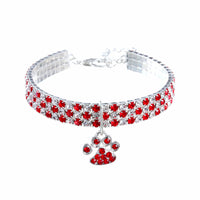 HKM-2225469 Stylish Mixed Color Diamond Pattern Pet Collar for Dogs and Cats, Elastic Design, Four Seasons Use