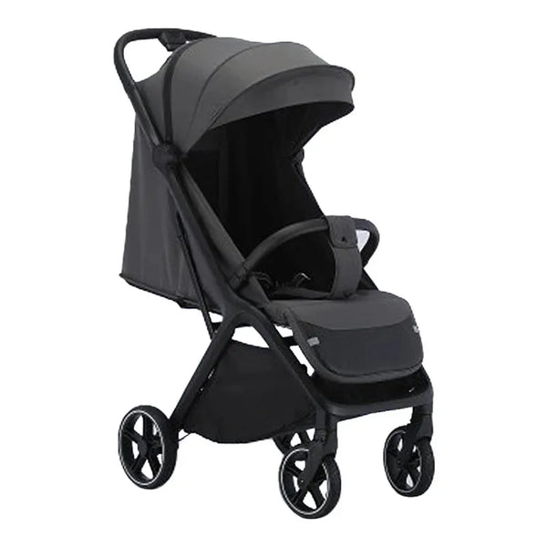 HKM-7222611 Lightweight Travel Stroller with a Large Sunshade Canopy and a Compact Fold and a Half-Reclining Padded Seat