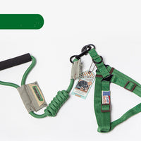HKM-2227261 Stylish Chest Back Suit Dog Leash - Comfortable and Trendy Polyester Design