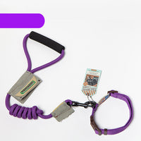 HKM-2227261 Stylish Chest Back Suit Dog Leash - Comfortable and Trendy Polyester Design