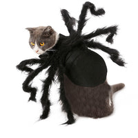 HKM-2227645 Pet Spider Costume for Dogs and Cats - Feather Dress-Up Accessory for Halloween and Parties