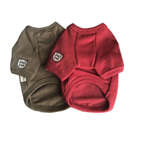 HKM-2228541 Cozy Cotton Pet Sweater for Autumn and Winter - Available in Four Colors and Various Sizes