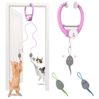 HKM-222867 Electric Interactive Toy Mouse with Colorful Motion for Pets - Automatic Door Holder