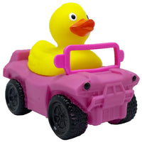 HKM-222867 Floating Yellow PVC Duck with Squeaker - Fun Bath Toy for Babies