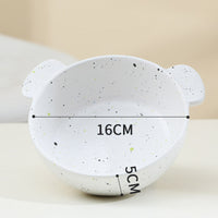 HKM-2229437 Elevated Cat Ceramic Slow Food Bowl with Neck Guard - Various Styles Available