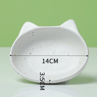 HKM-2229437 Elevated Cat Ceramic Slow Food Bowl with Neck Guard - Various Styles Available