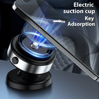 HKM-223123 Magnetic Car Phone Holder with Vacuum Adsorption for Safe Navigation Support