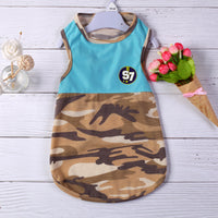HKM-2231613 Summer Casual Dog Vest - Lightweight Hollow Out Camouflage and Splicing Options