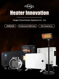 HKM-223187 Compact Black Oil-Filled Radiator Heater with Adjustable Thermostat and Overheat Protection