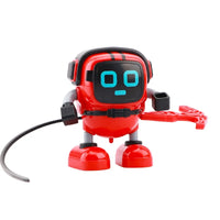 HKM-223379 Wind-Up Dancing Robot Spinning Top Toy - Educational Three-in-One Stunt Gyro for Kids 2-13 Years