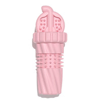 HKM-2234045 TPR Medium Dog Chew Toy - Gentleman's Blue, Cherry Blossom Pink, Avocado Green