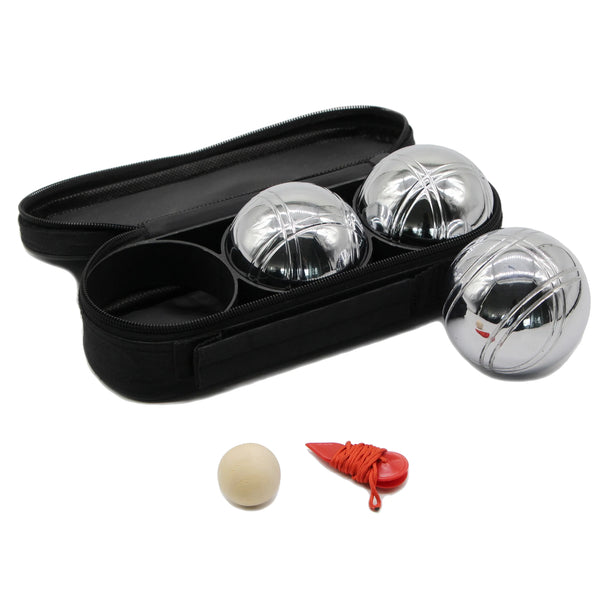 HKM-223443 Custom Logo Petanque Set with Nylon Boules for Training and Exercise, Includes Carry Bag with CN Plug