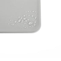 HKM-2235197 Waterproof Non-Slip Silicone Pet Bowl Mat - 48x30cm in Gray, Pink, or Black