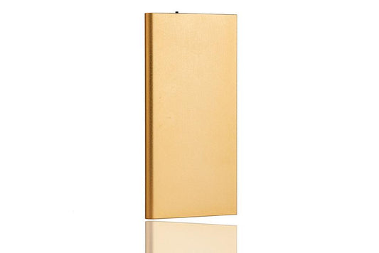 HKM-223635 Multi-Interface Power Bank with Polymer Lithium-Ion Battery and Alloy Shell, 150x76x9.8 mm