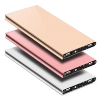 HKM-223635 Multi-Interface Power Bank with Polymer Lithium-Ion Battery and Alloy Shell, 150x76x9.8 mm