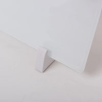 HKM-223699 Small Desktop Glass Dry Erase Board with Stand for Classroom and Office Use
