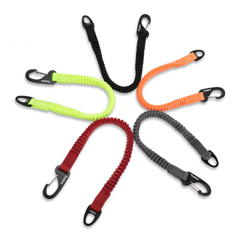 HKM-2238781 Adjustable Elastic Dog Leash with Nylon Webbing and Aluminum Alloy Clips